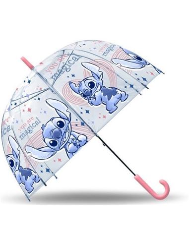 Paraguas Transparente - Stitch (46 cm.) - 12487548