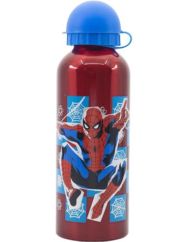 Botella - Con pajita: Spider-man  Aluminio (530 ml - 33574760