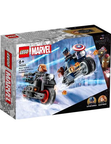 LEGO - Marvel: Motos Viuda negra y Capitan america - 22576260