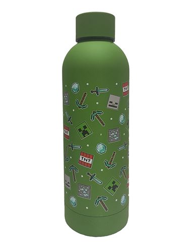 Botella - Termo: Minecraft TNT Green (500ml) - 12486155