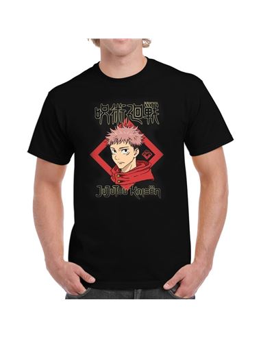 Camiseta - Jujutsu Kaisen: negra/roja (Adulto XXL) - 58311507