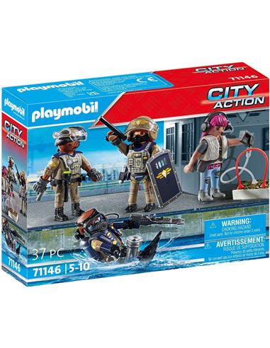 Playmobil - City Action: Fuerzas Especiales - 30071146