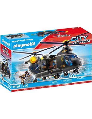 Playmobil City Action - Fuerzas Especiales Helicpt - 30071149