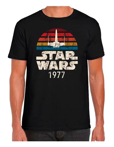 Camiseta - Star Wars:Retro 1977 (Adulto M) - 64978870