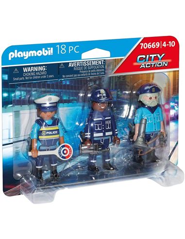 Playmobil - Set Figuras Policía - 30070669-1
