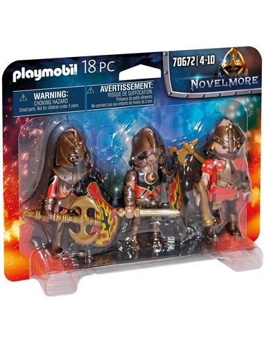 Playmobil Novelmore - Set de 3 Bandidos de Burnham - 30070672