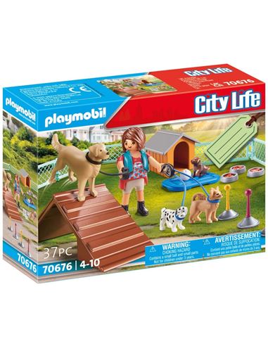 Playmobil - City Life: Set Regalo Entrenadora Perr - 30070676